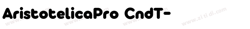 AristotelicaPro CndT字体转换